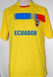 Ecuador Soccer Jersey Tshirt South America Team New Large
