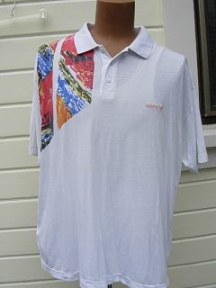 Vintage Adidas Ivan Lendl Stefan Edberg Trefoil Logo Tennis Shirt Size