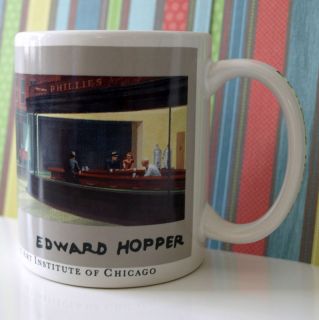 1999 Edward Hopper NIGHTHAWKS Art Institute of Chicago Mug Cup