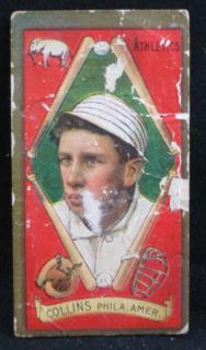1911 T205 Gold Border Eddie Collins Closed Mouth
