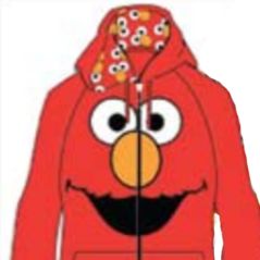  has Elmos face on one side and flip it inside out and you have Elmo