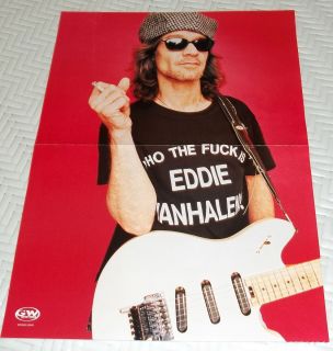 Eddie Van Halen Double Sided Poster
