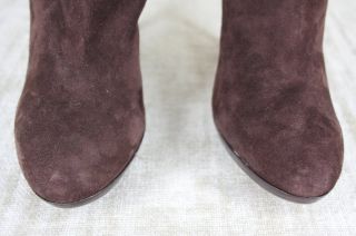 Sam Edelman Vesey Vienna Brown Suede Back Lace Knee Boots Size 9 5 $