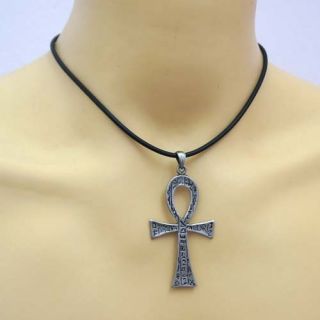 Ankh Egyptian Cross of Life Pagan Paganism Wicca Occult Pendant Brass