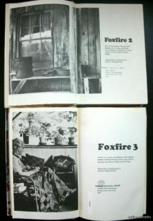 Foxfire Fox Fire Book Series 1 5 Eliot Wigginton Plain Living Skills