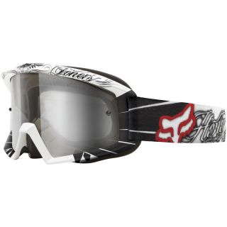 NEW Fox Racing Main White & Black VICTORY Goggles w/Clear Lense MX SX