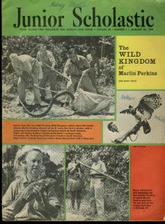 SCHOLASTIC 1/30 1963 Marlin Perkins Wild Kingdom; Roger Strickland