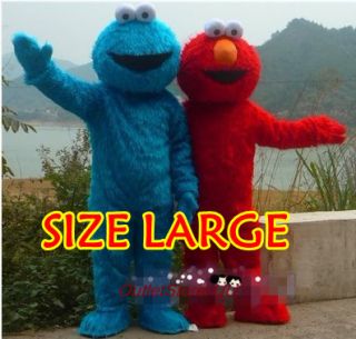Both Elmo Cookie mascot costume size S M L Fancy Dress Halloween Foam