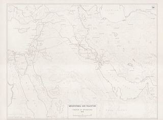 Battle of Megiddo 1918 Set of 7 Vintage West Point Maps