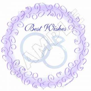  Best Wishes Wedding Rings Edible Image®