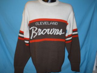 Vintage Cleveland Browns 80s Cliff Engle Sweater M