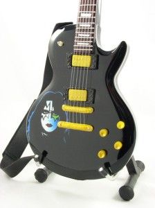 Miniature Guitar Ace Frehley Kiss Black Strap