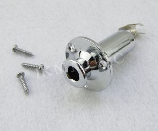 For Acoustic Electric Guitar Jack, Great Chrome Finishing includes 3