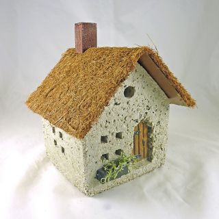Dollhouse Miniature Fairy Stone Cottage Garden House Small 7