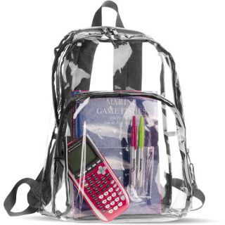 Eastsport 17.5 Clear with Black Trim Backpack