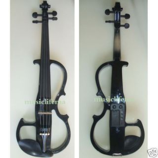 4NEW Electric Violin Black Walnut Great Tone Handmade