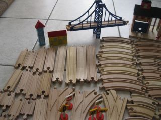 imaginarium train track & thomas wooden train lot