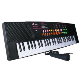 54 Keys Electronic Music Keyboard Piano Organ Records Playback w Mic