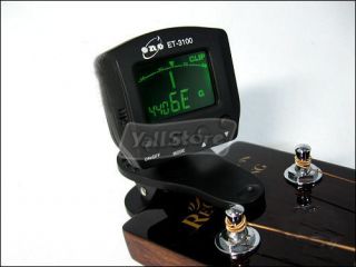 Digital LCD Clip on Electronic Acoustic Guitar Tuner