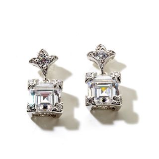 Xavier 6.28ct Absolute™ Square and Round Drop Earrings at