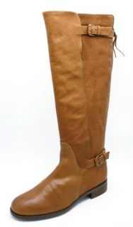 JCrew Emmett Tall Leather Flat Boot New $325 Warm Sienna 8