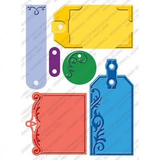 Cuttlebug Plus Embossing Folder, 5 x 7in   Embossed Tags at