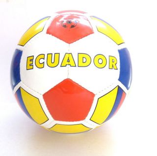 Ecuador Soccer Ball Ecuador Flag