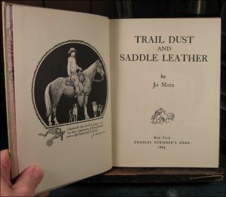 Jo Mora Trail Dust Saddle Leather 1946 1st