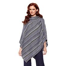 Frosting by Mary Norton Fine Gauge Space Dye Poncho
