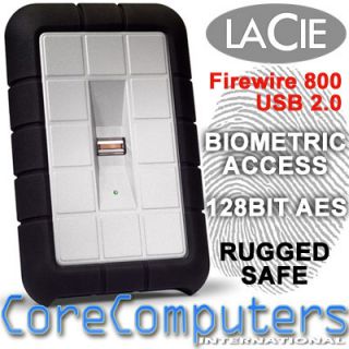  1TB External Hard Drive AES Encrypted Biometric Access 301490