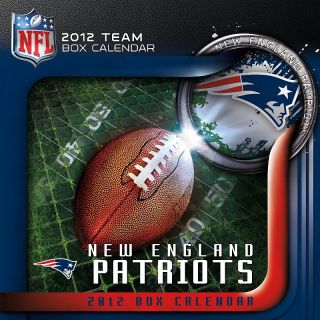 NFL Team 2012 Box Calendar   New England Patriots
