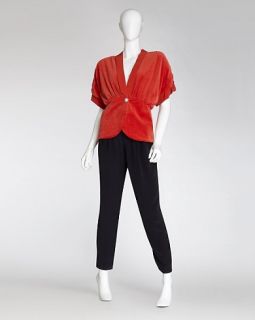 Juicy Couture by Erin Fetherston Dolman Blazer Top Velour Silk $228 P