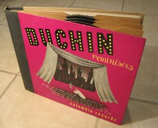 EDDY DUCHIN REMINISCES 4 RECORD ALBUM SET Columbia 10 78 RPM Vintage