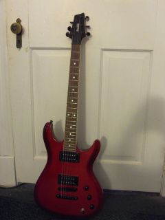  Right Handed Red Electric Guitar New Custom Dragon Paint Job Cool Nice