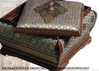 Persische Schokoladen Box aus Persian  Isfahan17x17x10 cmHandarbeit