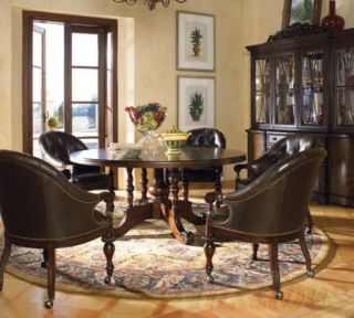 Ernest Hemingway Lillas Round Dining Table Thomasville Furniture 44821