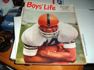 Ernie Davis Syracuse Heisman Signed Boys Life Oct 1960
