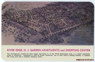 Garden Apartments & Shopping Center RIVER EDGE NJ 1949
