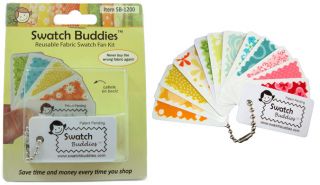 Swatch Buddies 12 Reusable Fabric Swatch Fan Kit Awesome New Product