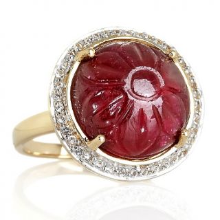 Rarities Fine Jewelry with Carol Brodie Carved Gemstone Vermeil Ring