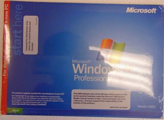 Windows XP Professional Microsoft w SP2 SEALED Full CD
