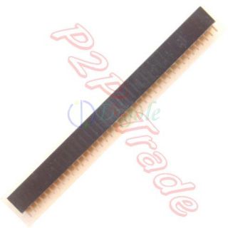 pcs 1x40 Pin 2.54 mm/1 inch Pitch Single Row Female Pin Header