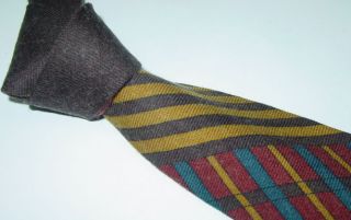 ENRICO COVERI wool, silk and cashmere tie. Made in Italy 36813