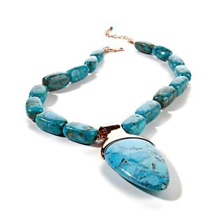  Necklaces Beaded Studio Barse Turquoise Nugget and Copper 17 Necklace