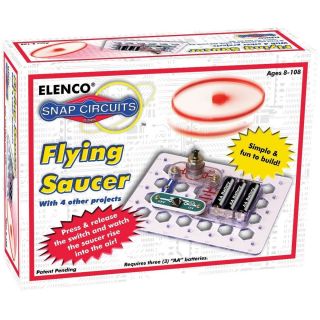 Elenco Snap Circuits Flying Saucer Easy to Build Provides Hours of Fun