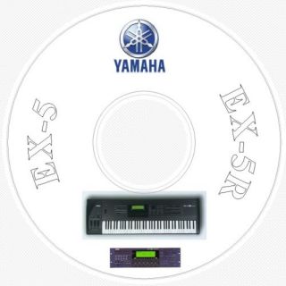 Yamaha EX 5 Sound Library Manual Editors CD EX5 R