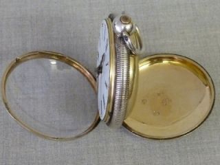  Gilt Verge Fusee Pocket Watch Maker B Ellis Woodbridge 1820