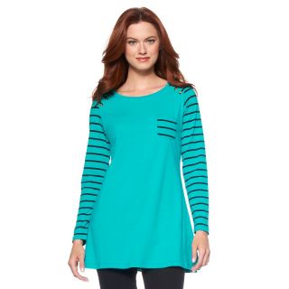  dg2 striped sleeve jersey knit a line tee rating 28 $ 19 98 s h