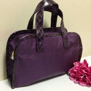 Estee Lauder Cosmetic Bag Purple GWP 5 New