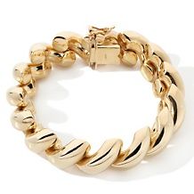  29 95 bellezza gemaine gem yellow bronze nonna link bracelet $ 29 95 $